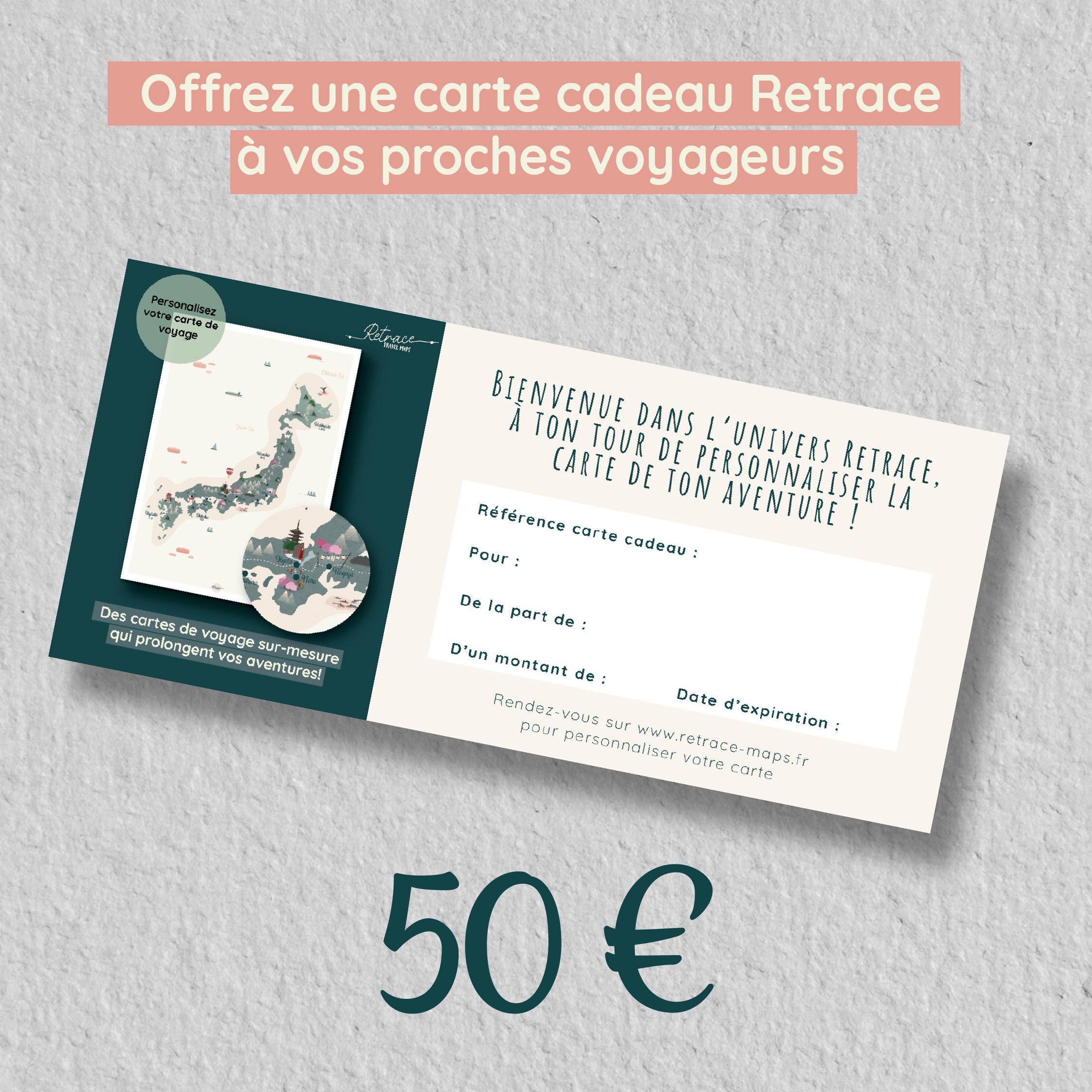 Carte cadeau Retrace